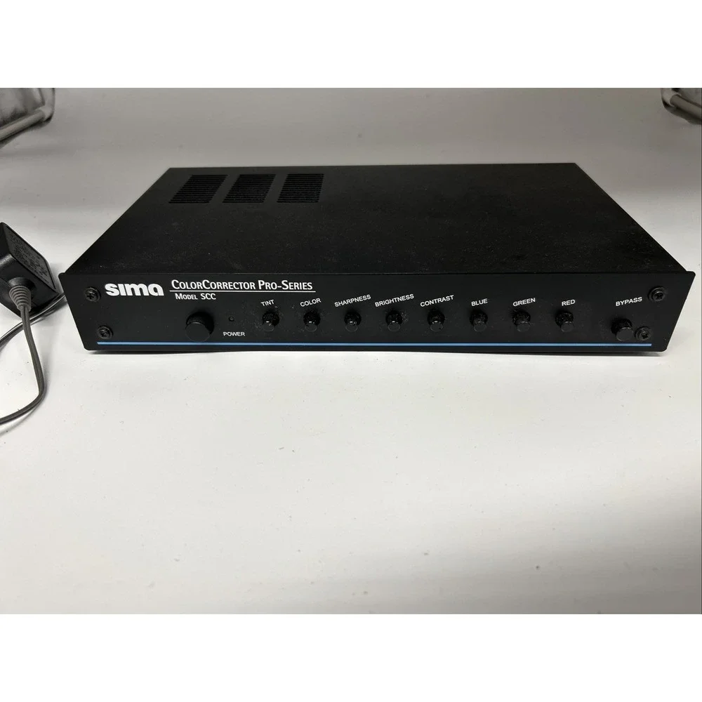 Sima SCC Video Color Corrector Pro Series w/ Power Supply Tested